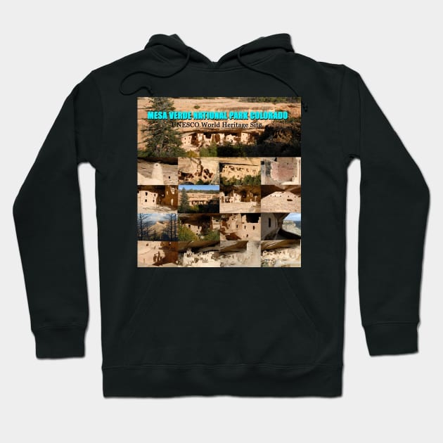 Mesa Verde World Heritage Site Poster A Hoodie by dltphoto